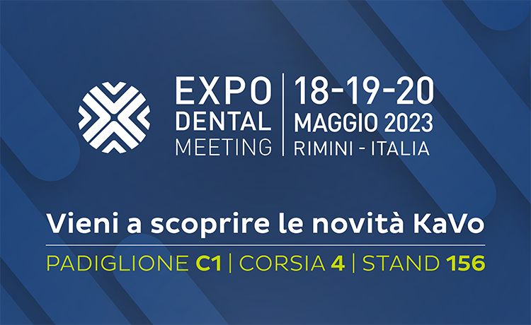 Al momento stai visualizzando Anche quest’anno KaVo sarà presente a Expodental Meeting 2023, a Rimini, 18-20 maggio 2023.